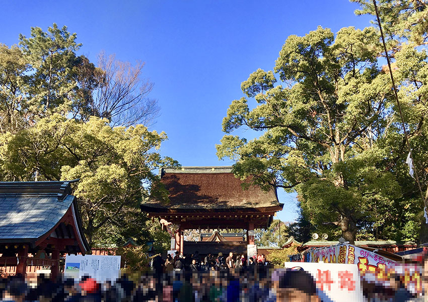 津島神社 初詣 混雑