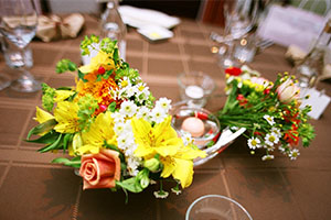 結婚式のゲストテーブル